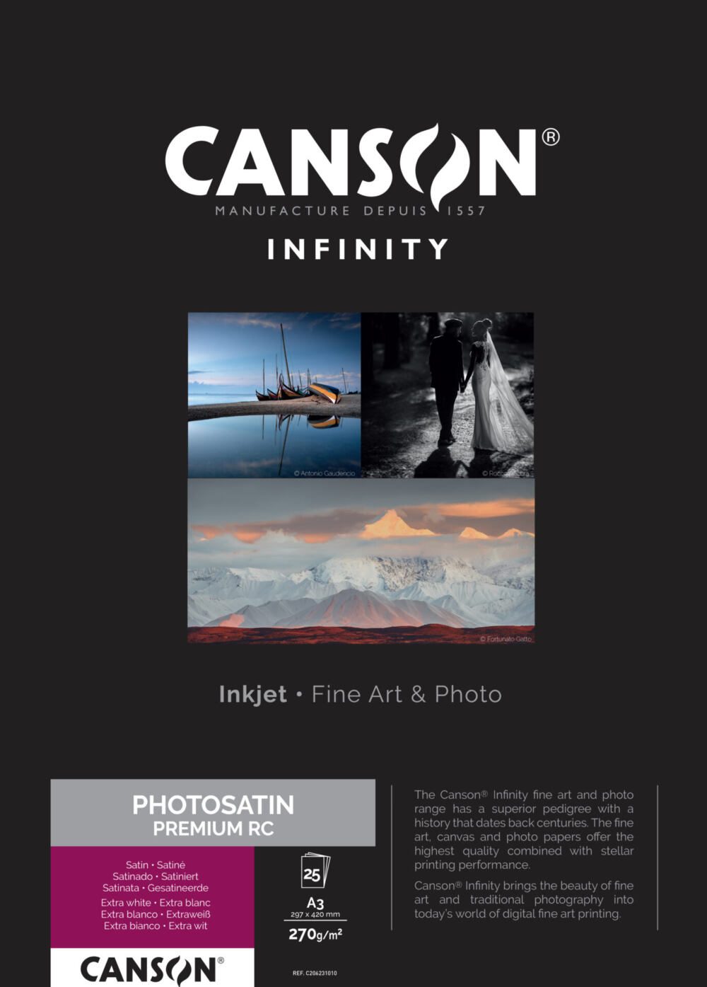 Canson, PhotoSatin Premium RC 270 g